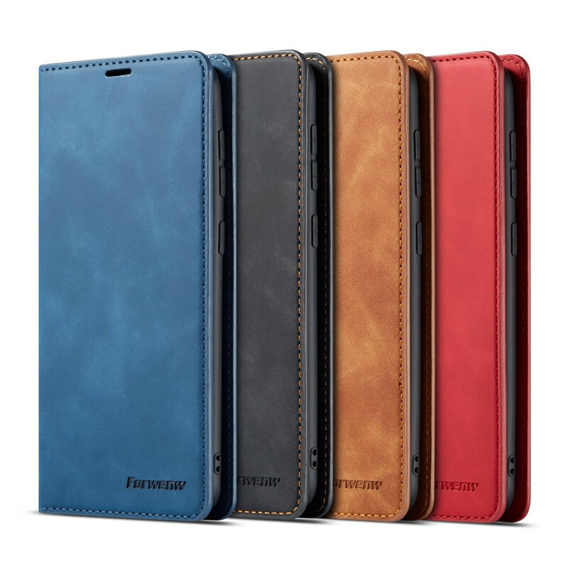Flip Cover Samsung Galaxy A20e Nahka Effect FORWENW Flip Cover Samsung Galaxy A20e Nahka Effect FORWENW