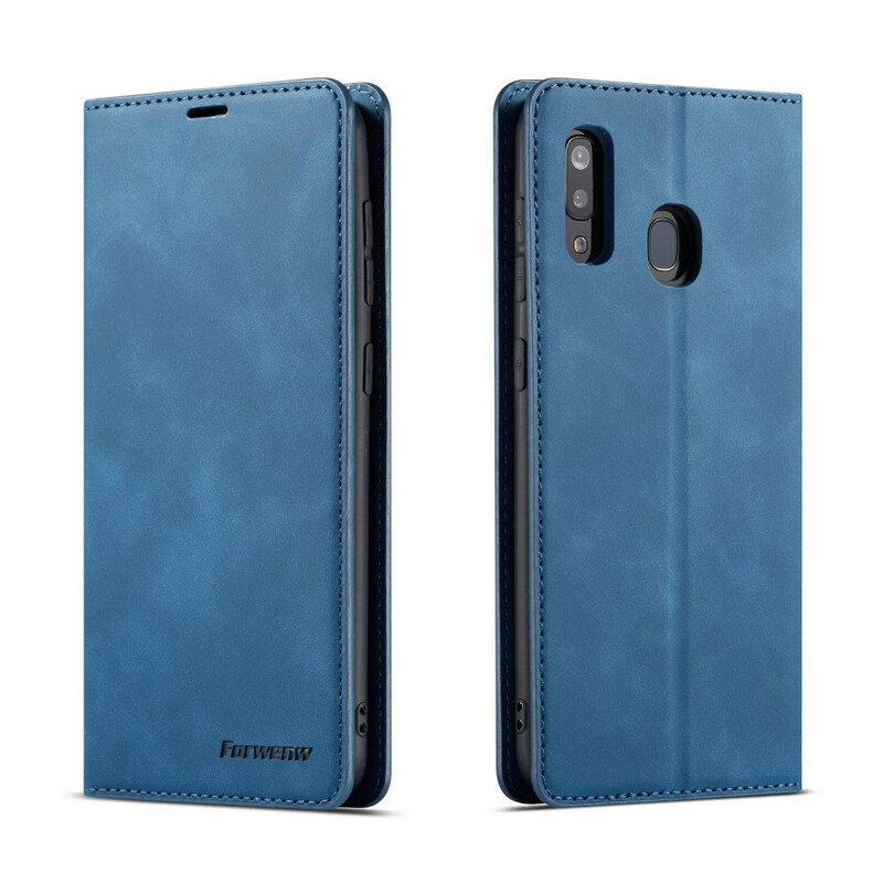 Flip Cover Samsung Galaxy A20e Nahka Effect FORWENW