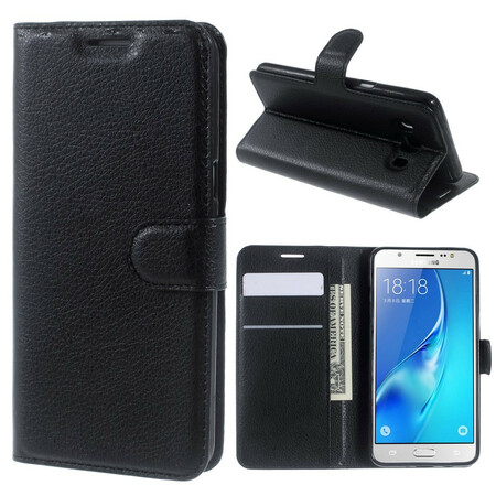 Samsung Galaxy J5 2016 keinonahkainen kotelo Lychee