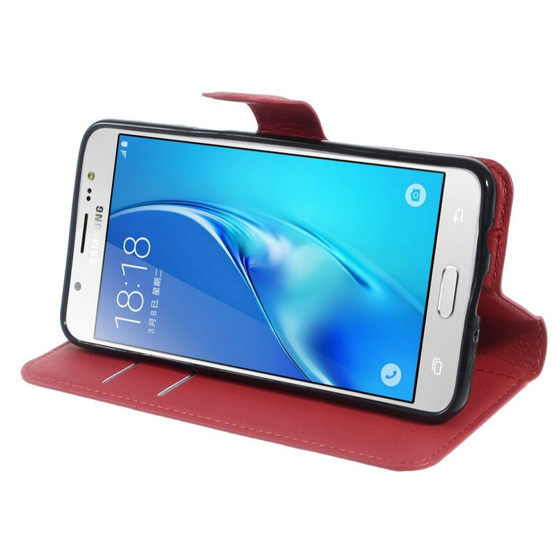 Samsung Galaxy J5 2016 keinonahkainen kotelo Lychee