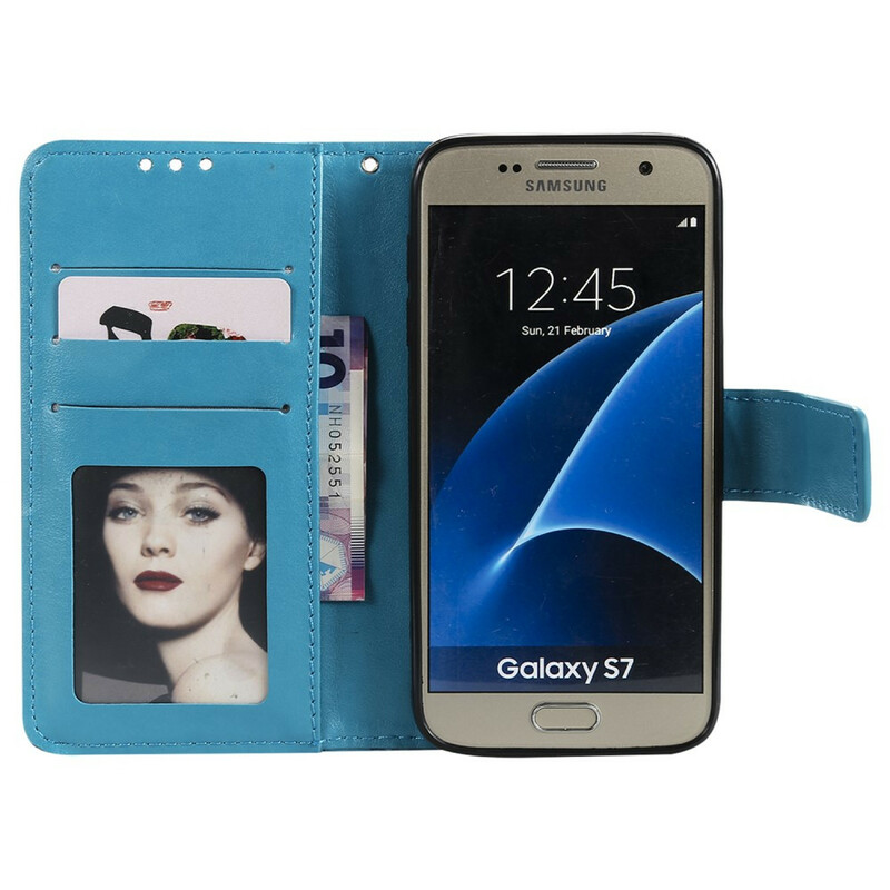 Samsung Galaxy S7 tapauksessa Mandala Sun Samsung Galaxy S7 tapauksessa Mandala Sun