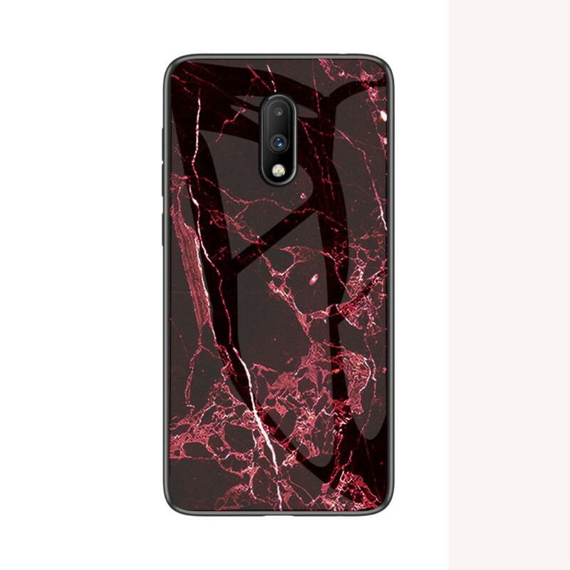 OnePlus 7 karkaistua lasia tapauksessa Premum värit