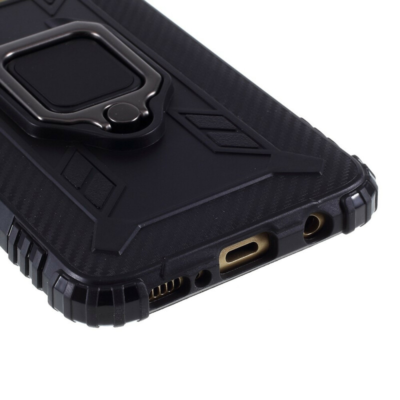 Samsung Galaxy S10e rengas ja hiilikuitu asia