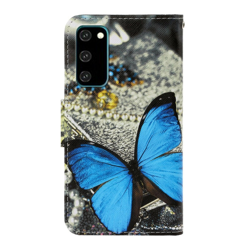 Samsung Galaxy S20 Case variaatiot Butterfly hihna