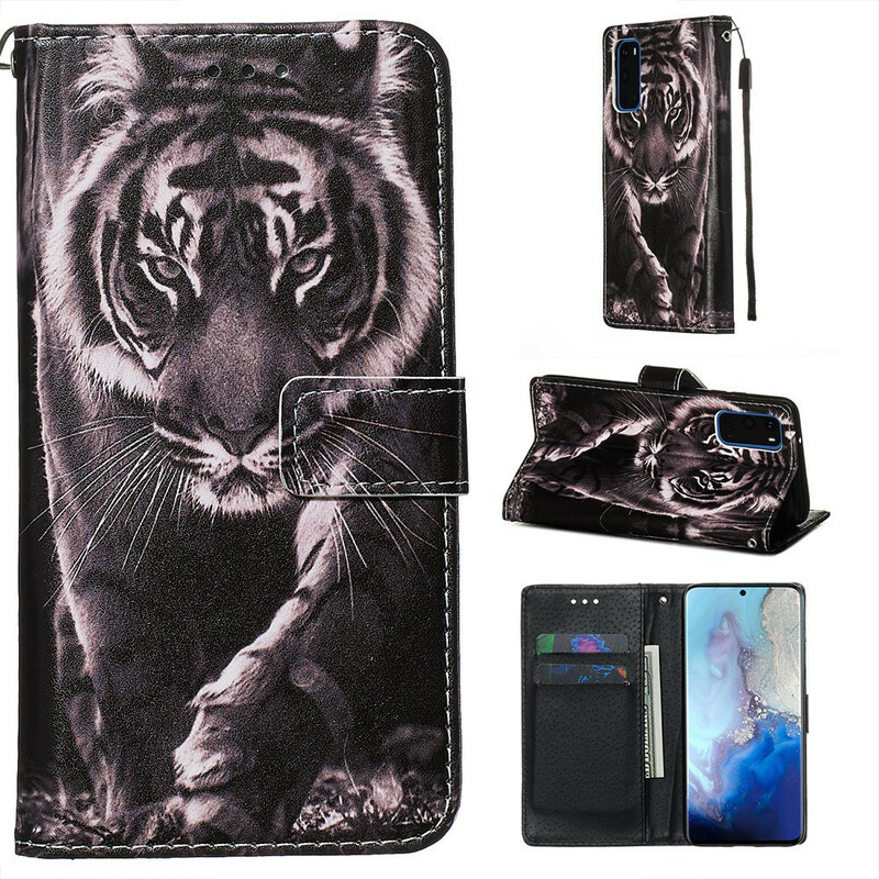 Samsung Galaxy S20 Night Tiger Case