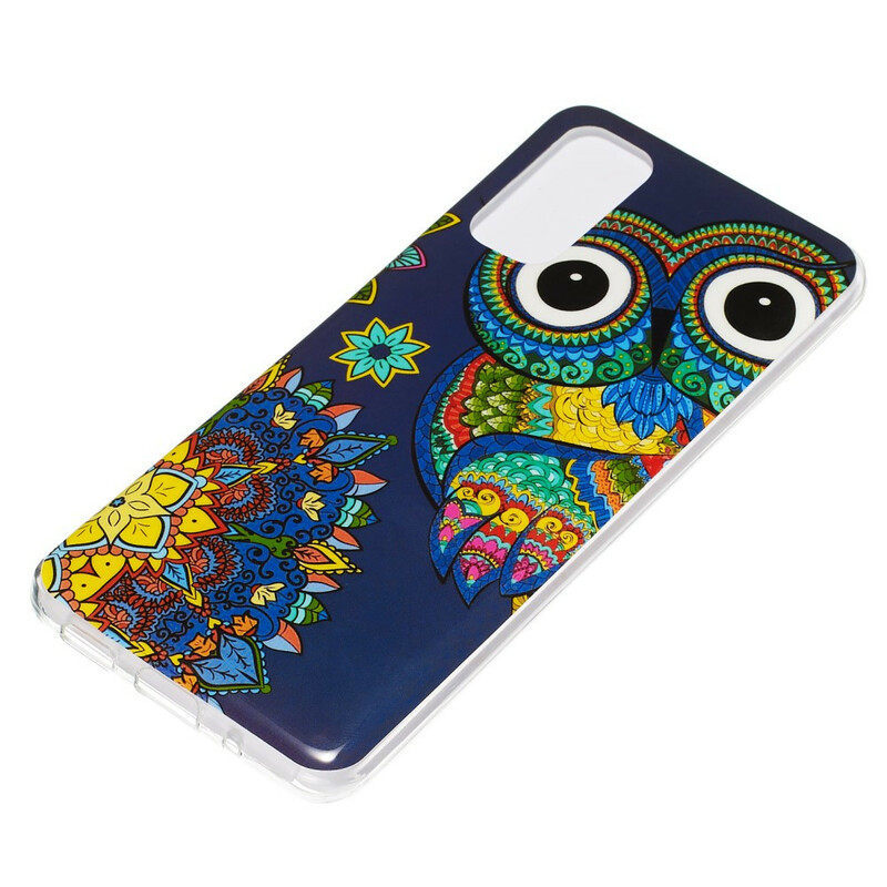 Samsung Galaxy S20 Asia Owl Mandala Fluorescent