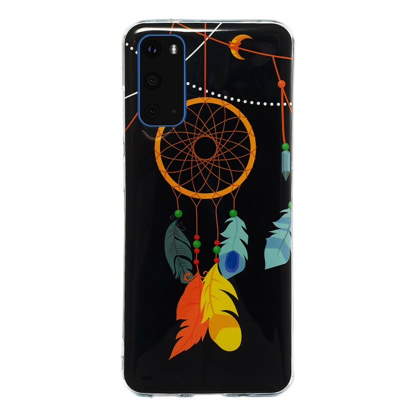 Samsung Galaxy S20 Ainutlaatuinen fluoresoiva Dreamcatcher Case