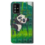 Samsung Galaxy A71 Panda ja bambu asia