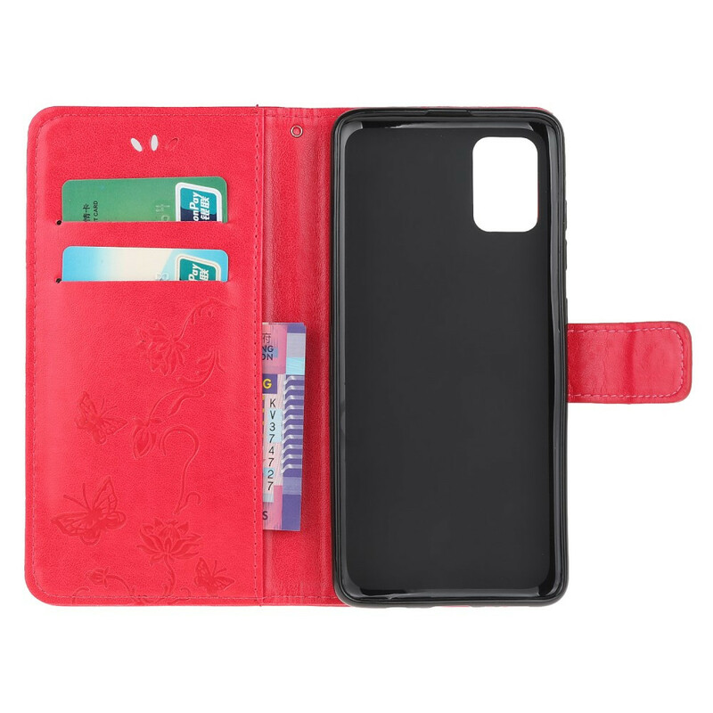 Samsug Galaxy A71 Case Lumottu perhoset