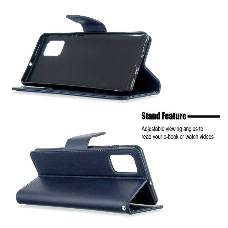 Samsung Galaxy A71 Asia Sileä vino läppä