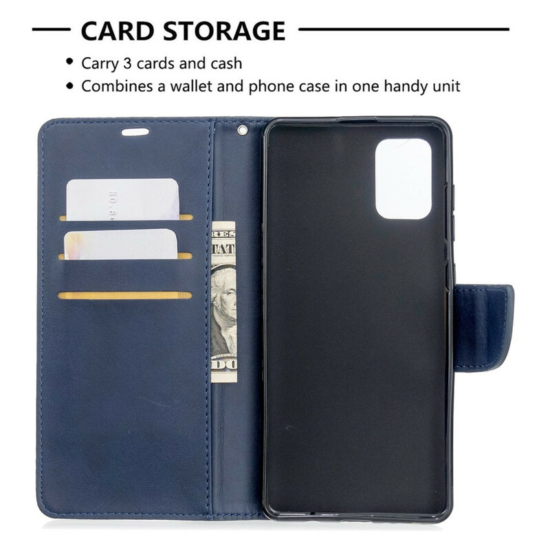 Samsung Galaxy A71 Asia Sileä vino läppä