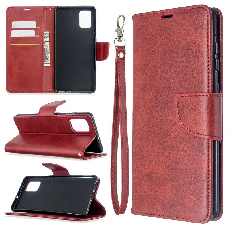 Samsung Galaxy A71 Asia Sileä vino läppä