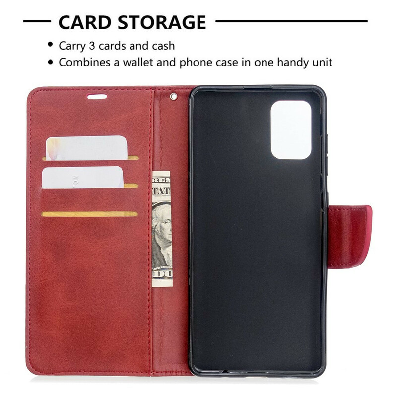 Samsung Galaxy A71 Asia Sileä vino läppä