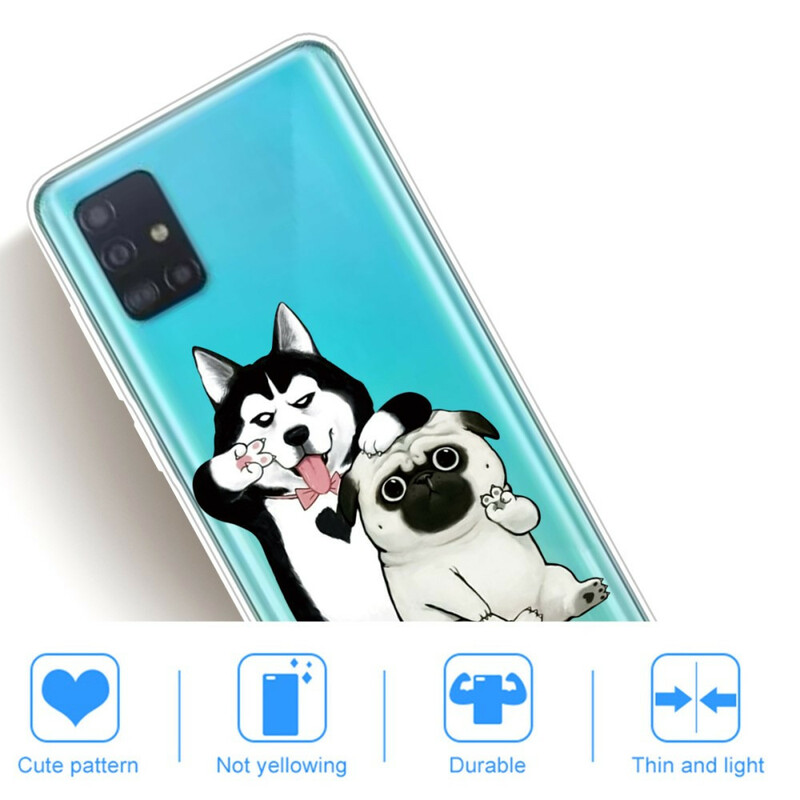 Samsung Galaxy A71 Funny Dogs Case