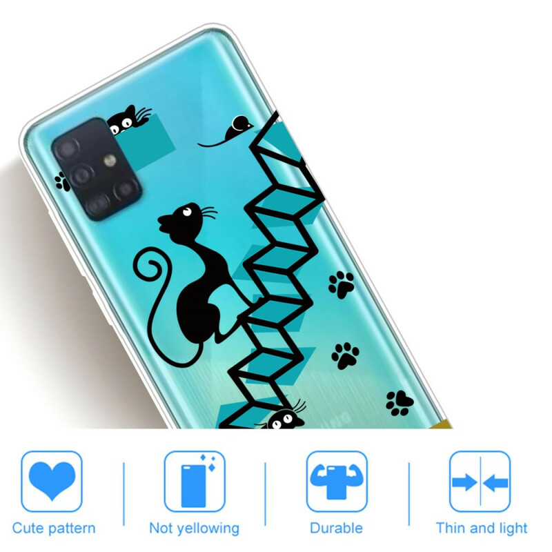 Samsung Galaxy A71 Funny Cats Case