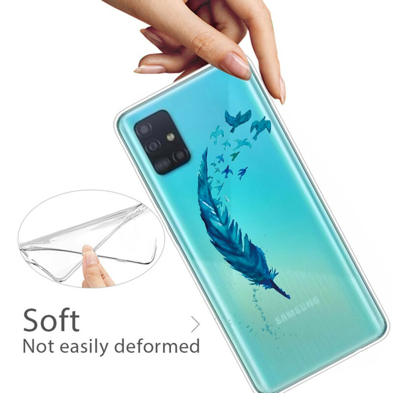 Samsung Galaxy A71 Kaunis Feather Case