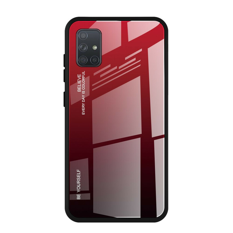 Samsung Galaxy A71 karkaistua lasia Case Ole oma itsesi