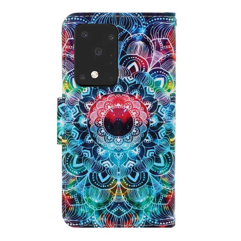 Samsung Galaxy S20 Ultra Flashy Mandala hihna tapauksessa