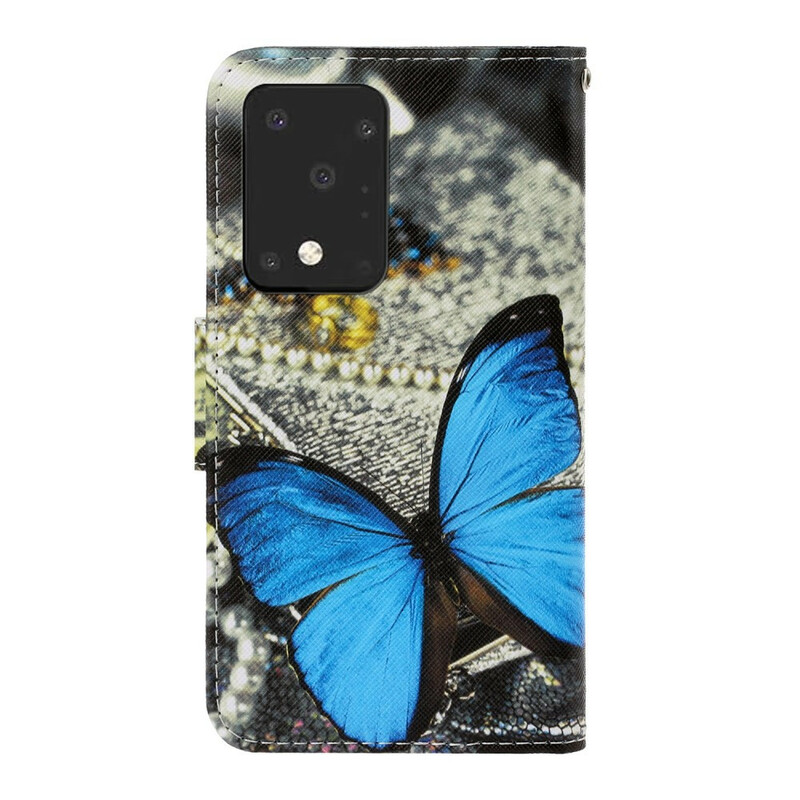 Samsung Galaxy S20 Ultra asia variaatiot Butterfly hihna