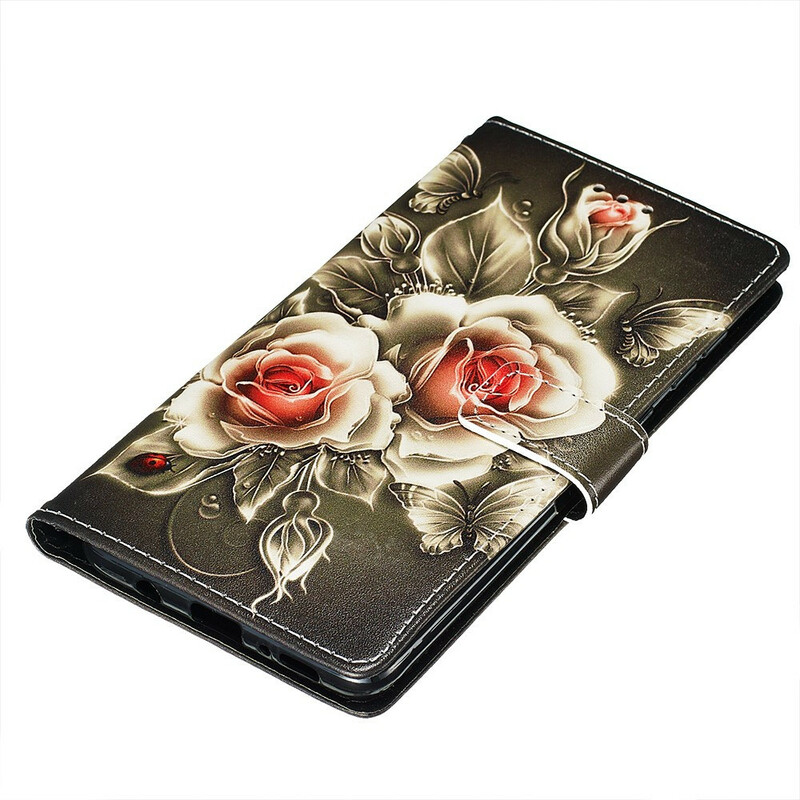 Samsung Galaxy A71 Kotelo Kultaiset ruusut