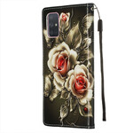 Samsung Galaxy A71 Kotelo Kultaiset ruusut