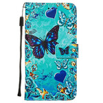 Samsung Galaxy A71 Gold Butterfly Case