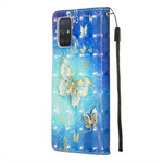 Samsung Galaxy A71 Gold Butterfly Lanyard Asia
