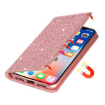 Flip Cover Samsung Galaxy S20 tyyli Glitter