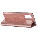 Flip Cover Samsung Galaxy S20 tyyli Glitter