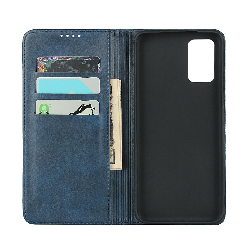 Flip Cover Samsung Galaxy S20 Plus Aitoa nahkaa