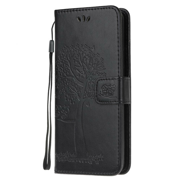 Samsung Galaxy S20 puu & pöllö hihna tapauksessa