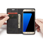Flip Cover Samsung Galaxy S7 CASEME keinonahkainen kansi