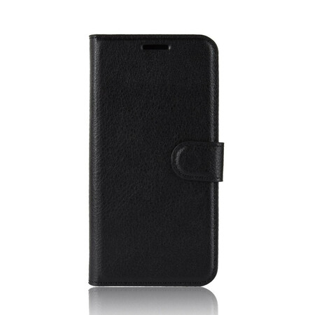 Huawei P40 Lite keinonahkainen kotelo Classic Litchi