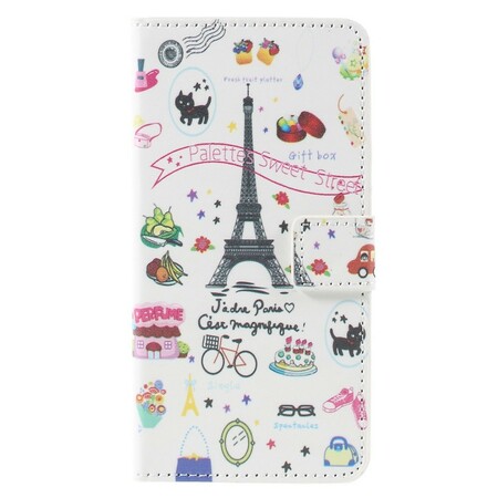 Samsung Galaxy A5 2016 Kotelo I love Paris