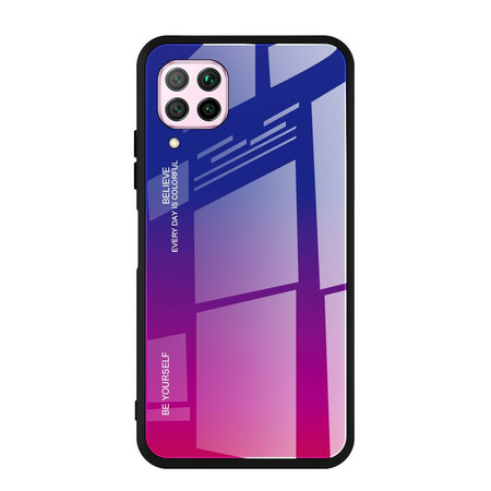 Huawei P40 Lite karkaistua lasia tapauksessa Ole itseäsi varten