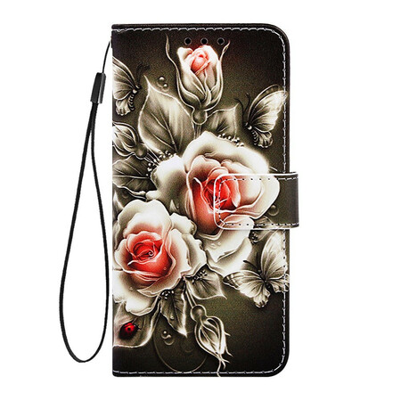 Xiaomi Redmi 7A vaaleanpunainen hihna tapauksessa