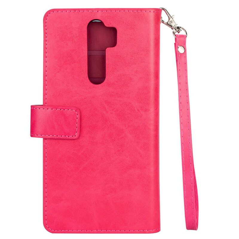 Xiaomi Redmi Note 8 Pro Case Lompakko hihnalla