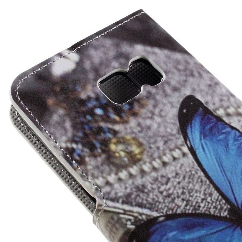 Samsung Galaxy S7 Butterfly Case Sininen