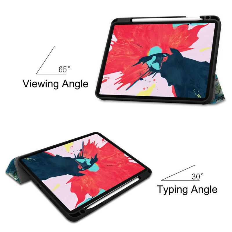 Smart Case iPad Pro 11" (2020) Kukkakuvioiset haarat