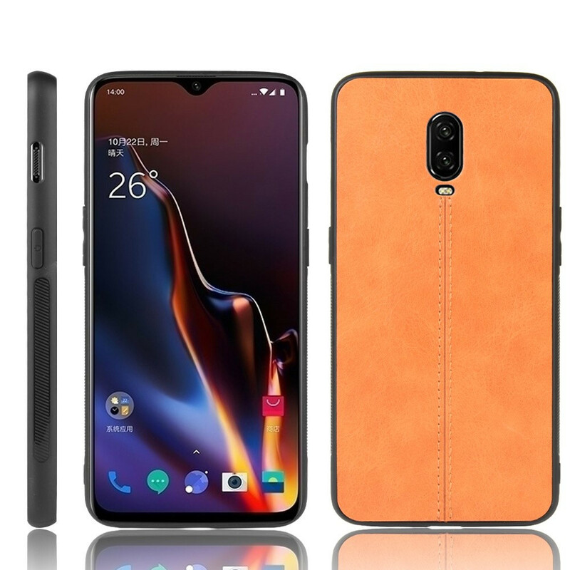 OnePlus 6T Nahka Style Case ompelemalla