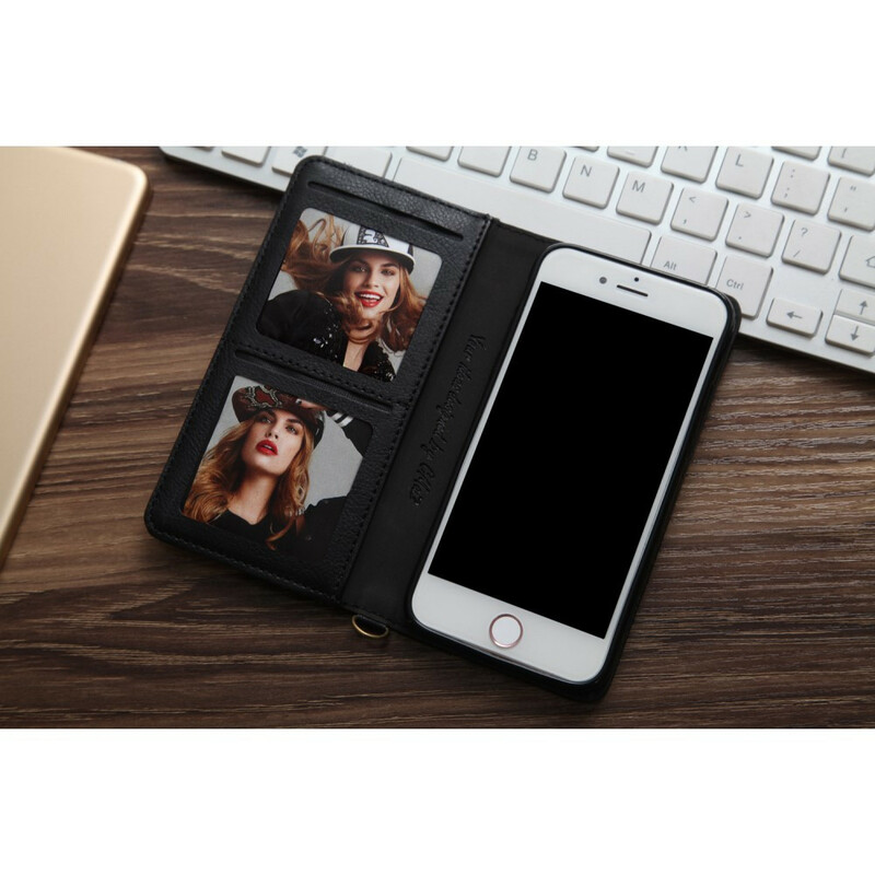 Flip Cover iPhone SE 2 / 8 / 7 Nahka Effect Multi-Card CMAI2