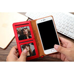 Flip Cover iPhone SE 2 / 8 / 7 Nahka Effect Multi-Card CMAI2