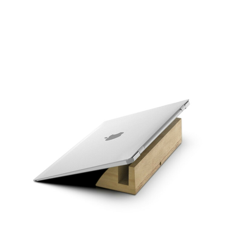 DIROSE puinen pöytäteline MacBookille