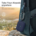 AirPods Pro silikoni iskunkestävä suojakuori, jossa on karabiini