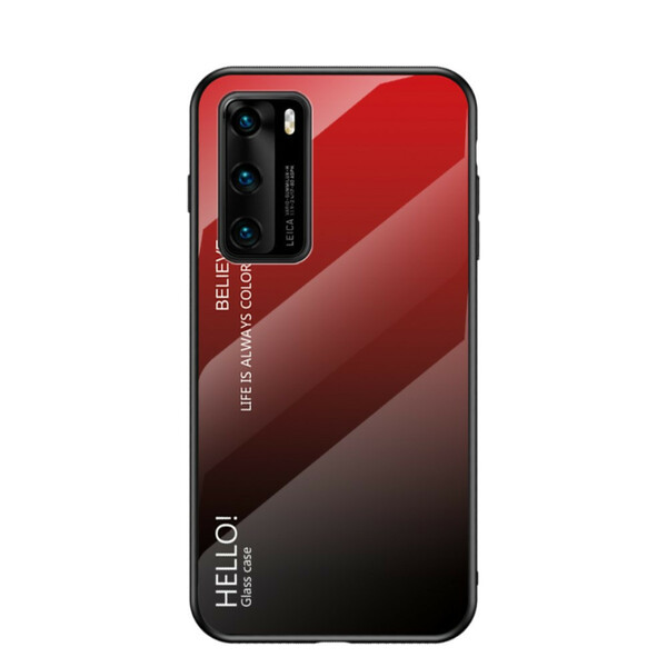 Huawei P40 Cover Hello panssarilasi

