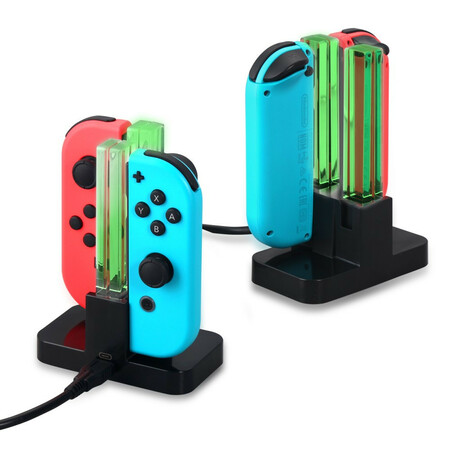 DOBE latausteline LED-valolla Nintendo Switchille
