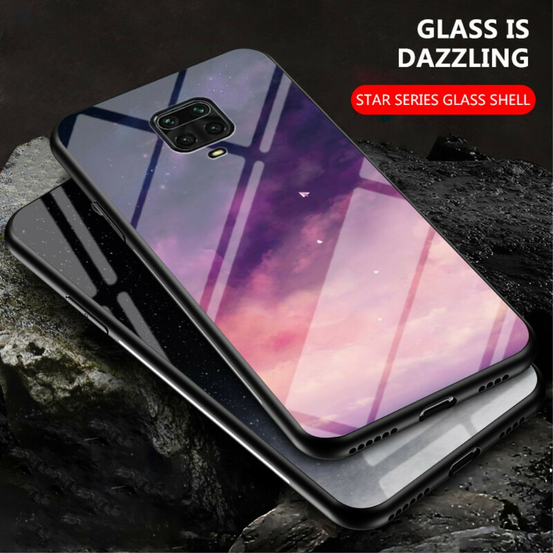 Xiaomi Redmi Note 9S karkaistua lasia tapauksessa Starry Sky