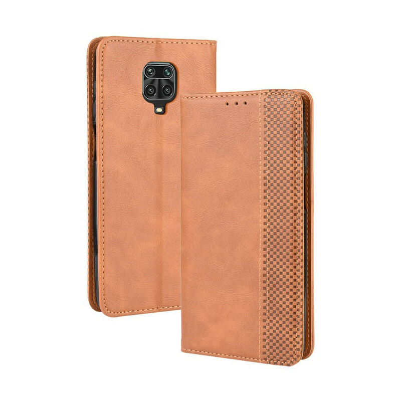 Flip Cover Xiaomi Redmi Note 9S vintage nahka vaikutus tyylikäs Flip Cover Xiaomi Redmi Note 9S vintage nahka vaikutus tyylikäs