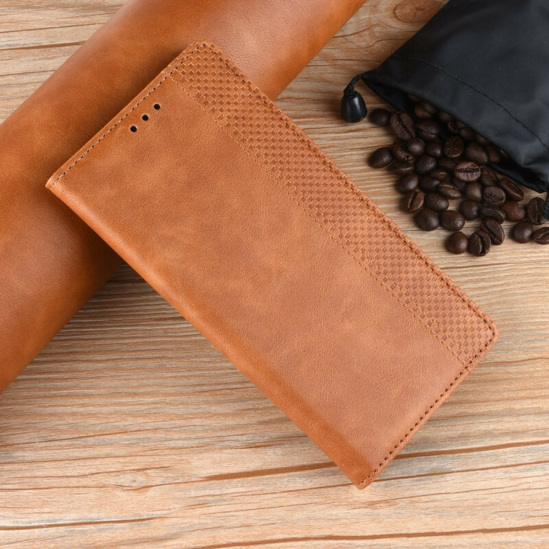 Flip Cover Xiaomi Redmi Note 9S vintage nahka vaikutus tyylikäs Flip Cover Xiaomi Redmi Note 9S vintage nahka vaikutus tyylikäs