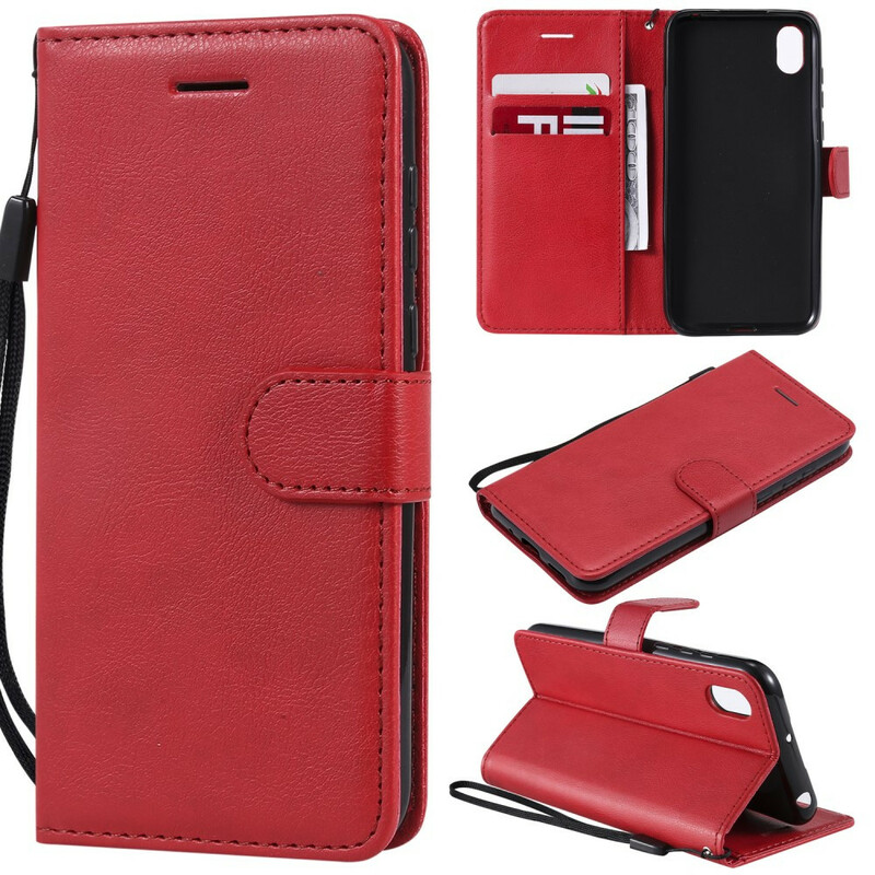 Kotelo Huawei Y5 2019 / Honor 8S Leather Effect hihna Kotelo Huawei Y5 2019 / Honor 8S Leather Effect hihna